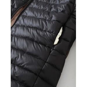 Zip Up Solid Hooded Coat, Casual Long Sleeve Winter Warm Outerwear, Women's Clothing