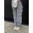 Plain Flap Pockets Cargo Pants, Loose Fit Y2K & Kpop Style Straight Jeans, Women's Denim Jeans & Clothing